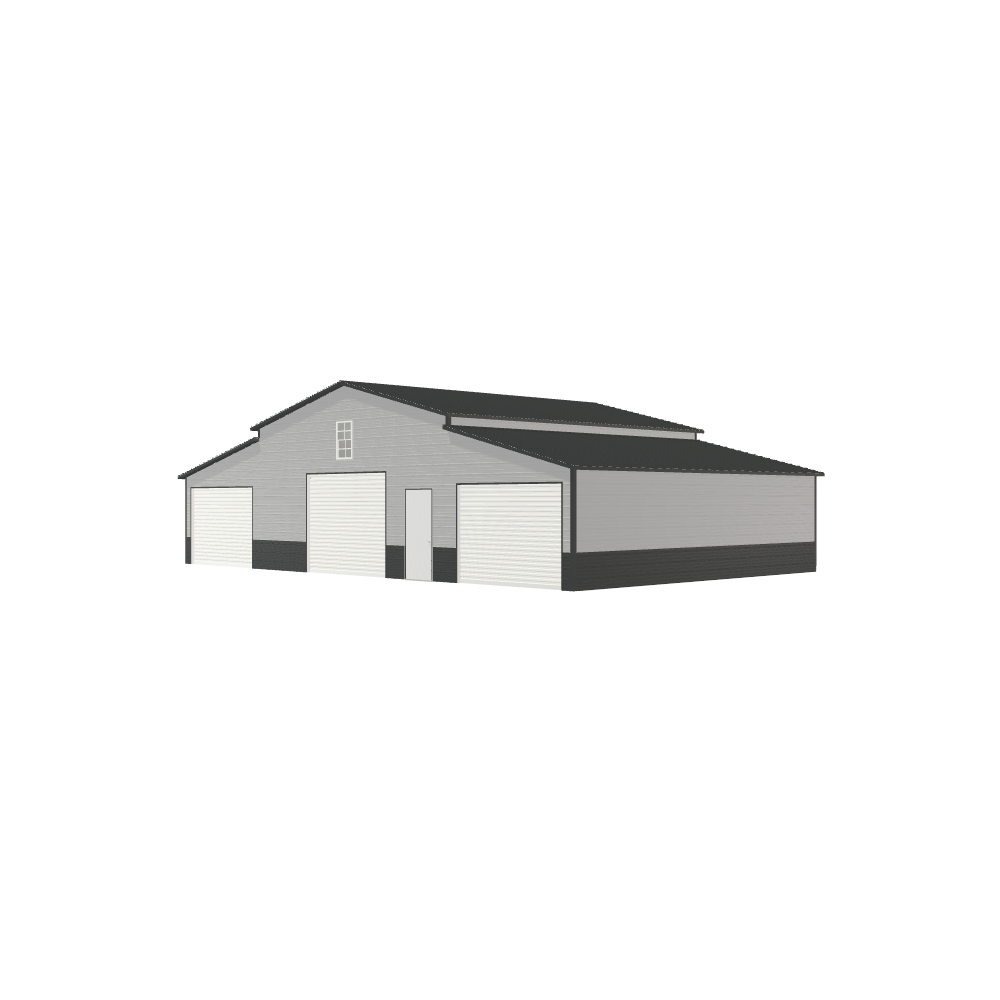 metal barn building vector